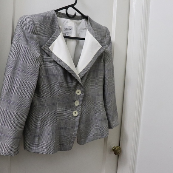Armani Collezioni Plaid Blazer - Picture 3 of 6